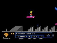 une photo d'Ã©cran de The Simpsons - Bart Vs The Space Mutants sur Nintendo Nes